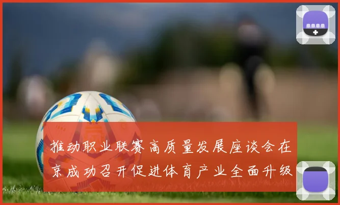 推动职业联赛高质量发展座谈会在京成功召开促进体育产业全面升级与创新发展