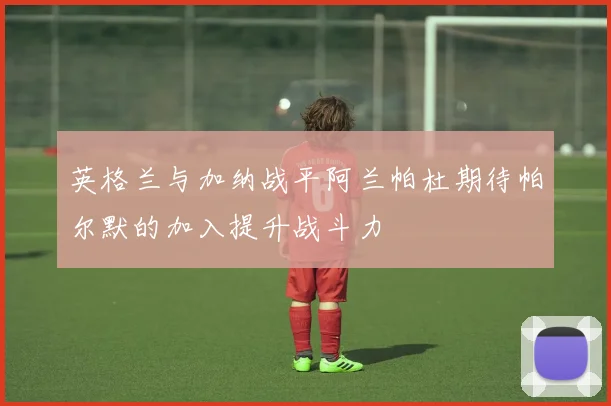 英格兰与加纳战平阿兰帕杜期待帕尔默的加入提升战斗力