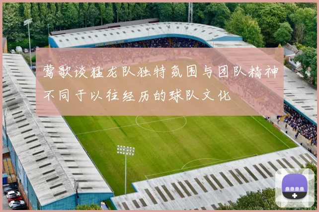 莺歌谈猛龙队独特氛围与团队精神不同于以往经历的球队文化